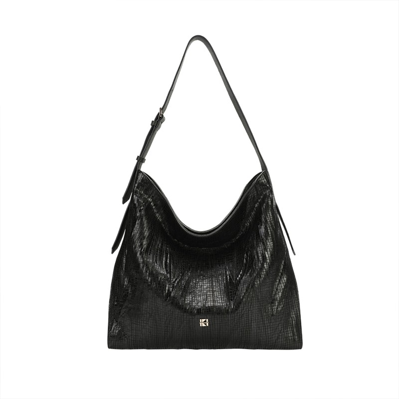 Flower handbag original design tote bag niche soft bag
