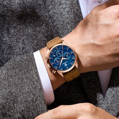 New waterproof men's watch, fashionable, casual, trendy and with a luminous function. It's a men's wristwatch